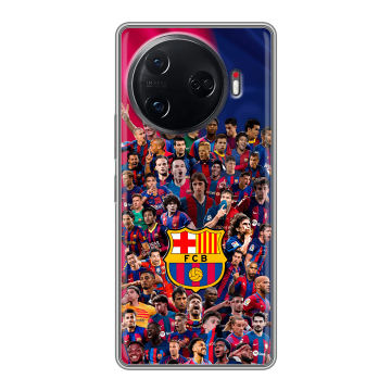 Силиконовый чехол на Tecno Camon 30 Pro 5G с принтом Барселона Barcelona Силиконовый чехол на Tecno Camon 30 Pro 5G с принтом Барселона Barcelona