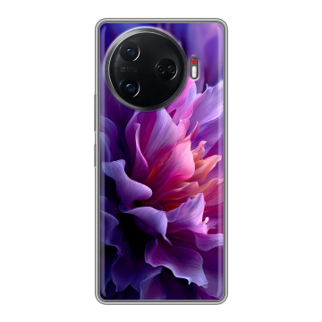 Силиконовый чехол на Tecno Camon 30 Pro 5G с принтом женский цветы