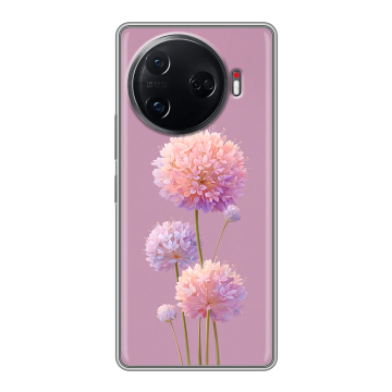 Силиконовый чехол на Tecno Camon 30 Pro 5G с принтом Цветы
