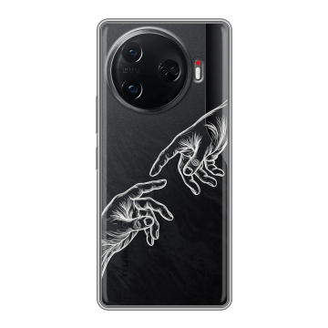 Силиконовый чехол на Tecno Camon 30 Pro 5G с принтом Сотворение мира Силиконовый чехол на Tecno Camon 30 Pro 5G с принтом Сотворение мира