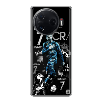 Силиконовый чехол на Tecno Camon 30 Pro 5G с принтом Реал Роналдо Силиконовый чехол на Tecno Camon 30 Pro 5G с принтом Реал Роналдо