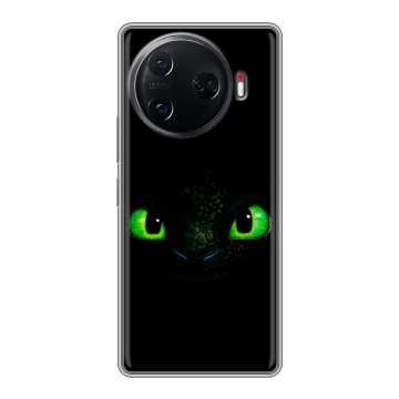 Силиконовый чехол на Tecno Camon 30 Pro 5G с принтом Как приручить дракона