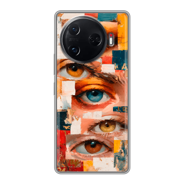 Силиконовый чехол на Tecno Camon 30 Pro 5G с принтом Модный принт Силиконовый чехол на Tecno Camon 30 Pro 5G с принтом Модный принт