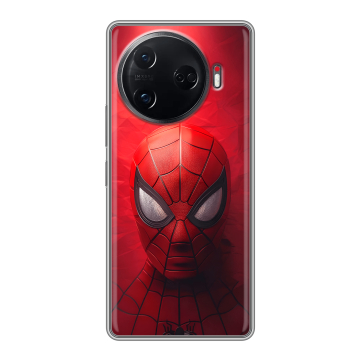 Силиконовый чехол на Tecno Camon 30 Pro 5G с принтом Spiderman Человек паук