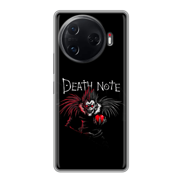 Силиконовый чехол на Tecno Camon 30 Pro 5G с принтом Death note Тетрадь смерти Силиконовый чехол на Tecno Camon 30 Pro 5G с принтом Death note Тетрадь смерти