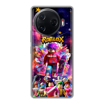 Силиконовый чехол на Tecno Camon 30 Pro 5G с принтом Roblox Роблокс Силиконовый чехол на Tecno Camon 30 Pro 5G с принтом Roblox Роблокс