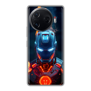 Силиконовый чехол на Tecno Camon 30 Pro 5G с принтом IronMan Железный человек Силиконовый чехол на Tecno Camon 30 Pro 5G с принтом IronMan Железный человек