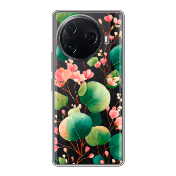 Силиконовый чехол на Tecno Camon 30 Pro 5G с принтом женский