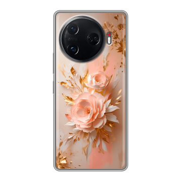 Силиконовый чехол на Tecno Camon 30 Pro 5G с принтом женский