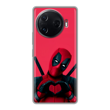 Силиконовый чехол на Tecno Camon 30 Pro 5G с принтом Дедпул Deadpool Силиконовый чехол на Tecno Camon 30 Pro 5G с принтом Дедпул Deadpool
