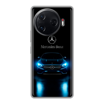 Силиконовый чехол на Tecno Camon 30 Pro 5G с принтом Mercedes Мерседес Силиконовый чехол на Tecno Camon 30 Pro 5G с принтом Mercedes Мерседес