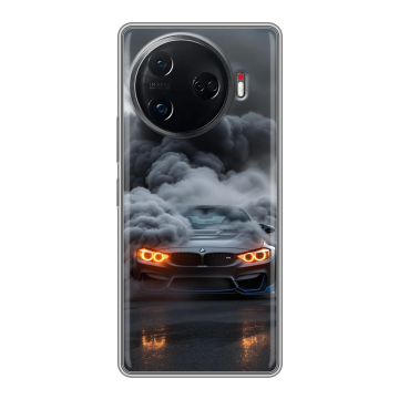 Силиконовый чехол на Tecno Camon 30 Pro 5G с принтом BMW БМВ Силиконовый чехол на Tecno Camon 30 Pro 5G с принтом BMW БМВ