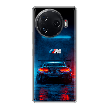 Силиконовый чехол на Tecno Camon 30 Pro 5G с принтом BMW БМВ