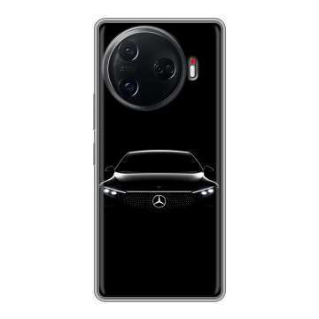 Силиконовый чехол на Tecno Camon 30 Pro 5G с принтом Mercedes Мерседес