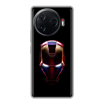 Силиконовый чехол на Tecno Camon 30 Pro 5G с принтом IronMan Железный человек
