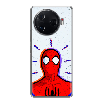 Силиконовый чехол на Tecno Camon 30 Pro 5G с принтом Spiderman Человек паук