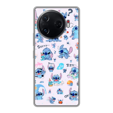 Силиконовый чехол на Tecno Camon 30 Pro 5G с принтом Лило и Стич Силиконовый чехол на Tecno Camon 30 Pro 5G с принтом Лило и Стич