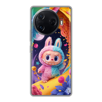 Силиконовый чехол на Tecno Camon 30 Pro 5G с принтом Labubu Лабубу Силиконовый чехол на Tecno Camon 30 Pro 5G с принтом Labubu Лабубу
