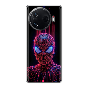 Силиконовый чехол на Tecno Camon 30 Pro 5G с принтом Spiderman Человек паук