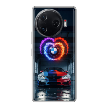 Силиконовый чехол на Tecno Camon 30 Pro 5G с принтом BMW БМВ