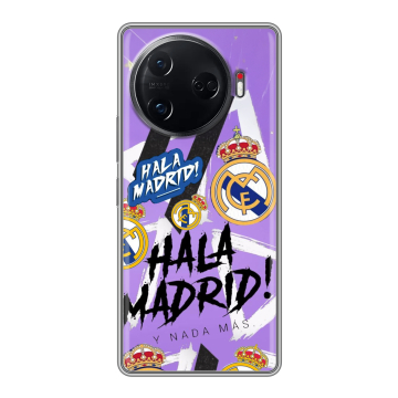 Силиконовый чехол на Tecno Camon 30 Pro 5G с принтом Real Madrid Реал Мадрид