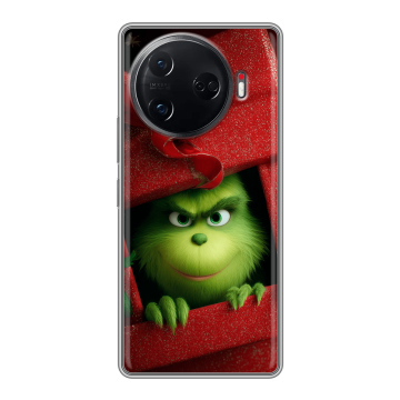 Силиконовый чехол на Tecno Camon 30 Pro 5G с принтом Новый год