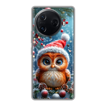 Силиконовый чехол на Tecno Camon 30 Pro 5G с принтом Новый год Силиконовый чехол на Tecno Camon 30 Pro 5G с принтом Новый год