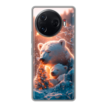 Силиконовый чехол на Tecno Camon 30 Pro 5G с принтом Новый год Силиконовый чехол на Tecno Camon 30 Pro 5G с принтом Новый год
