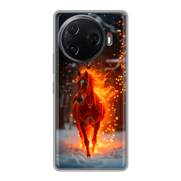 Силиконовый чехол на Tecno Camon 30 Pro 5G с принтом Новый год Силиконовый чехол на Tecno Camon 30 Pro 5G с принтом Новый год