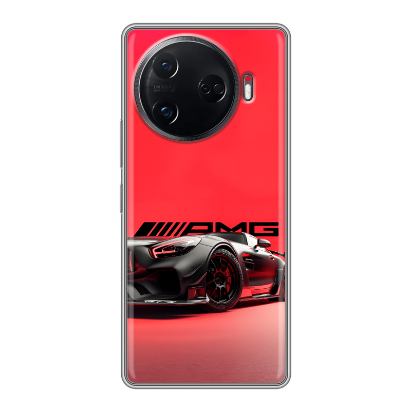 Силиконовый чехол на Tecno Camon 30 Pro 5G с принтом Мерседес Mercedes AMG Силиконовый чехол на Tecno Camon 30 Pro 5G с принтом Мерседес Mercedes AMG
