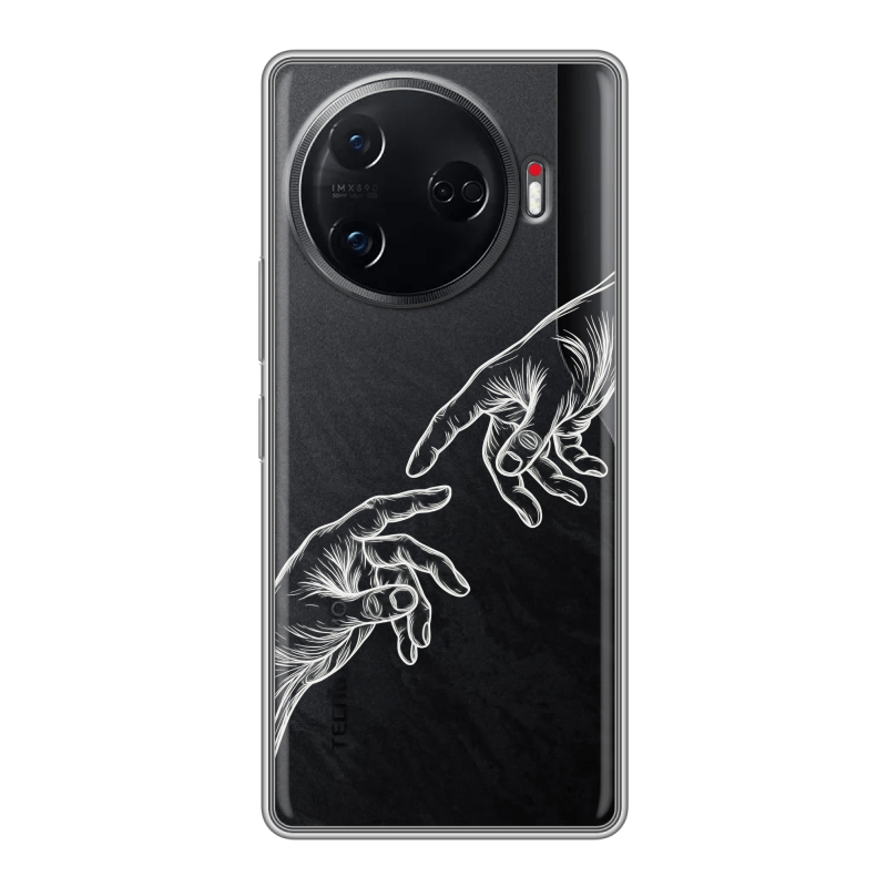 Силиконовый чехол на Tecno Camon 30 Pro 5G с принтом Сотворение мира Силиконовый чехол на Tecno Camon 30 Pro 5G с принтом Сотворение мира