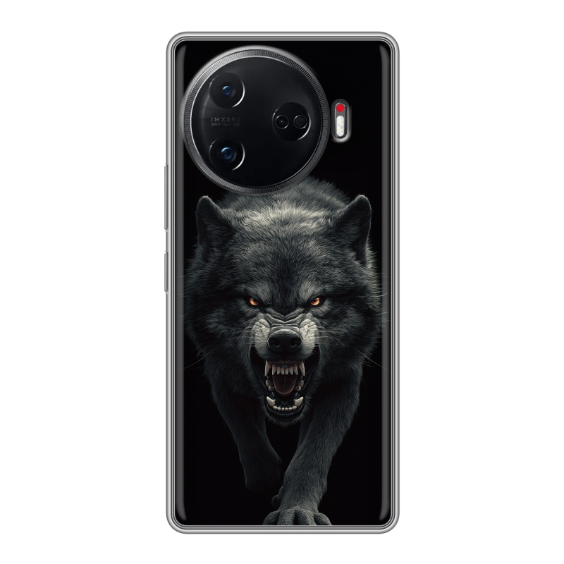 Силиконовый чехол на Tecno Camon 30 Pro 5G с принтом Волк Силиконовый чехол на Tecno Camon 30 Pro 5G с принтом Волк