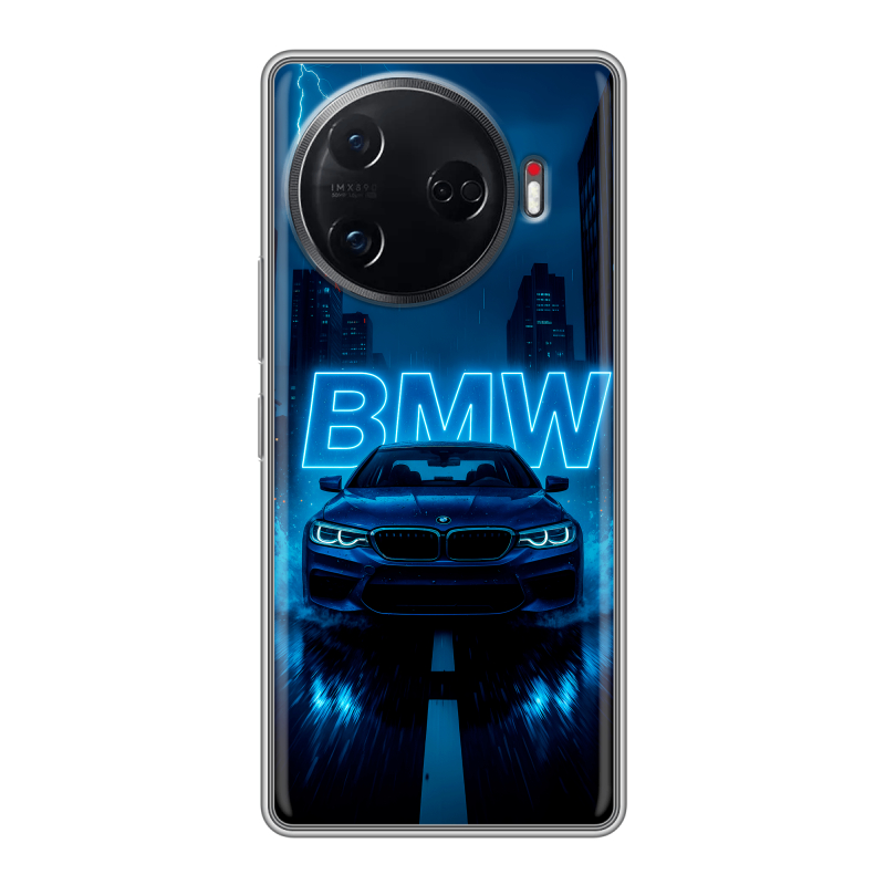 Силиконовый чехол на Tecno Camon 30 Pro 5G с принтом BMW БМВ Силиконовый чехол на Tecno Camon 30 Pro 5G с принтом BMW БМВ