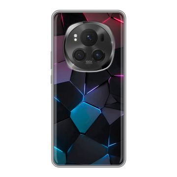 Силиконовый чехол на Honor Magic 6 Pro с принтом Геометрия неона Силиконовый чехол на Honor Magic 6 Pro с принтом Геометрия неона