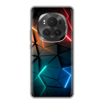 Силиконовый чехол на Honor Magic 6 Pro с принтом Абстракция неон Силиконовый чехол на Honor Magic 6 Pro с принтом Абстракция неон