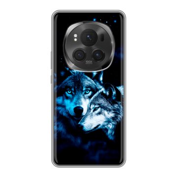 Силиконовый чехол на Honor Magic 6 Pro с принтом Волки Силиконовый чехол на Honor Magic 6 Pro с принтом Волки