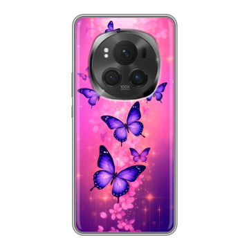 Силиконовый чехол на Honor Magic 6 Pro с принтом Бабочки Силиконовый чехол на Honor Magic 6 Pro с принтом Бабочки