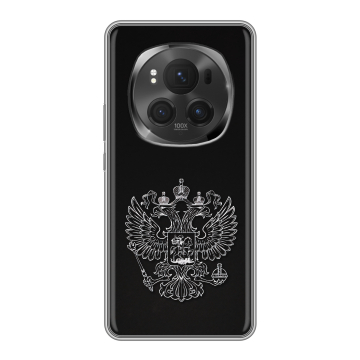 Силиконовый чехол на Honor Magic 6 Pro с принтом Герб России Силиконовый чехол на Honor Magic 6 Pro с принтом Герб России