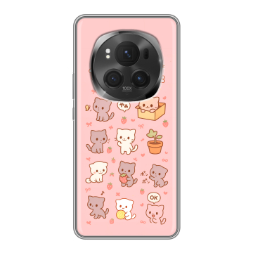 Силиконовый чехол на Honor Magic 6 Pro с принтом Hello Kitty Хелоу Кити Силиконовый чехол на Honor Magic 6 Pro с принтом Hello Kitty Хелоу Кити
