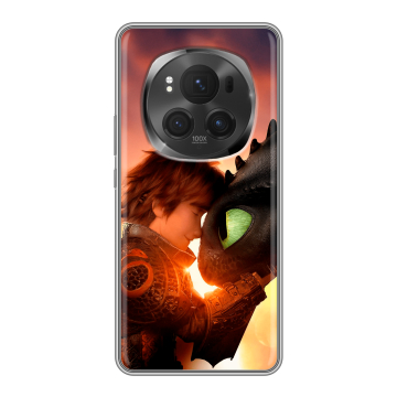 Силиконовый чехол на Honor Magic 6 Pro с принтом Как приручить дракона Силиконовый чехол на Honor Magic 6 Pro с принтом Как приручить дракона