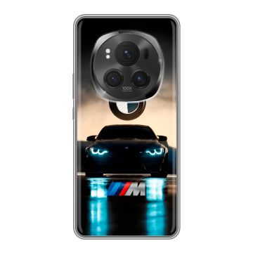 Силиконовый чехол на Honor Magic 6 Pro с принтом БМВ BMW Силиконовый чехол на Honor Magic 6 Pro с принтом БМВ BMW