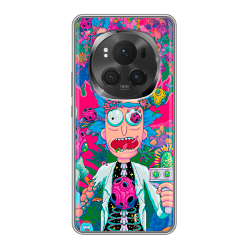 Силиконовый чехол на Honor Magic 6 Pro с принтом Рик и Морти Rick Morty Силиконовый чехол на Honor Magic 6 Pro с принтом Рик и Морти Rick Morty