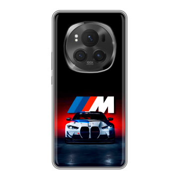 Силиконовый чехол на Honor Magic 6 Pro с принтом БМВ BMW Силиконовый чехол на Honor Magic 6 Pro с принтом БМВ BMW