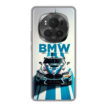 Силиконовый чехол на Honor Magic 6 Pro с принтом БМВ BMW Силиконовый чехол на Honor Magic 6 Pro с принтом БМВ BMW