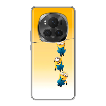 Силиконовый чехол на Honor Magic 6 Pro с принтом Миньоны Силиконовый чехол на Honor Magic 6 Pro с принтом Миньоны