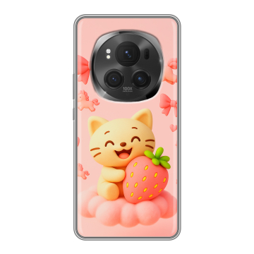 Силиконовый чехол на Honor Magic 6 Pro с принтом для девочек