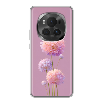 Силиконовый чехол на Honor Magic 6 Pro с принтом Цветы