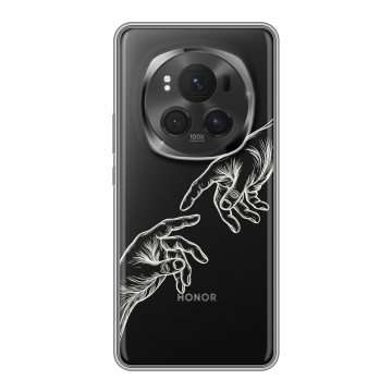 Силиконовый чехол на Honor Magic 6 Pro с принтом Сотворение мира