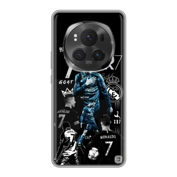 Силиконовый чехол на Honor Magic 6 Pro с принтом Реал Роналдо Силиконовый чехол на Honor Magic 6 Pro с принтом Реал Роналдо