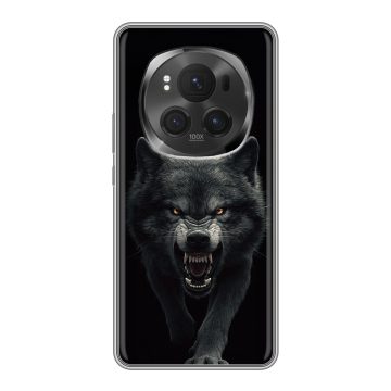 Силиконовый чехол на Honor Magic 6 Pro с принтом Волк Силиконовый чехол на Honor Magic 6 Pro с принтом Волк